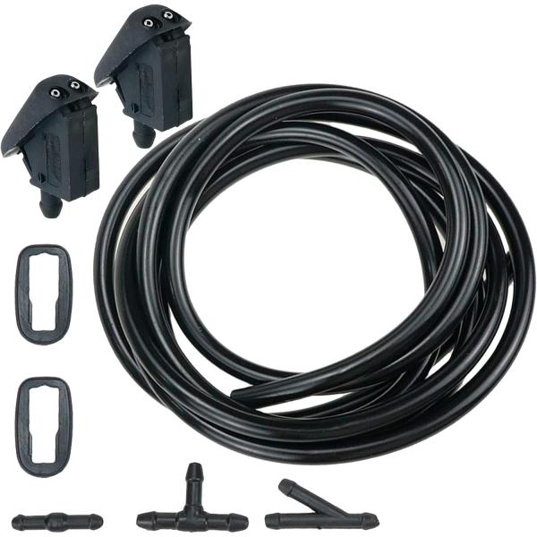 【並行輸入品】Modengzhe フロントガラスウォッシャーノズルホースキット 交換用 フォードフィ...