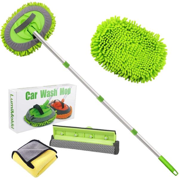 62inch Car Wash Mop Kit  Car Wash Brush with Long ...