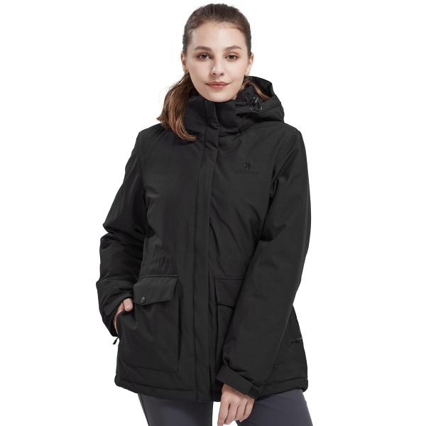 【並行輸入品】CAMEL CROWN Womens Waterproof Ski Jacket Wi...