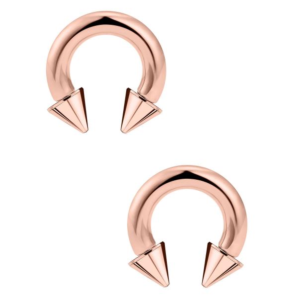 【並行輸入品】Ftovosyo PAリング インターナルスレッド スパイク サーキュラー バーベル ...