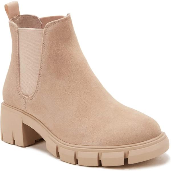 Fttpdeaus Women&apos;s Lug Sole Ankle Boots Casual Chun...