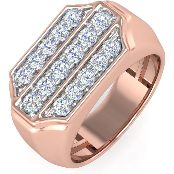 【並行輸入品】FINEROCK 1 Carat Men's Diamond Wedding Band...