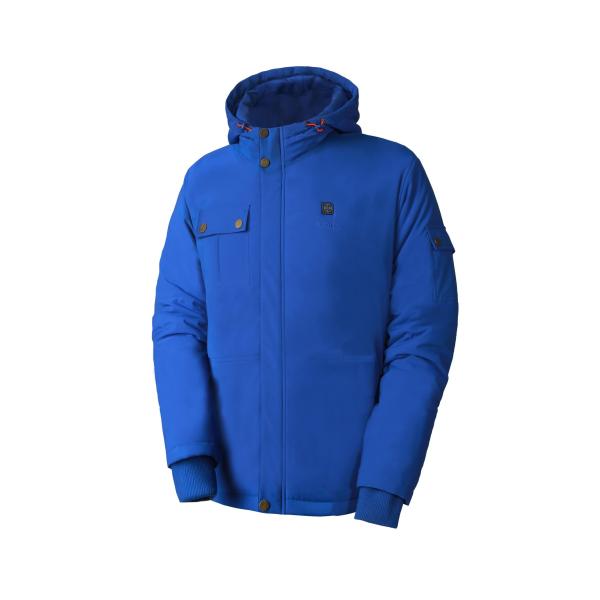 ORORO Heated Hooded Jacket Blue SM 並行輸入品