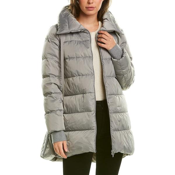 【並行輸入品】Herno Women&apos;s Gray Warm Quilted Down Puffer...