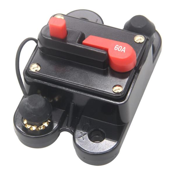 【並行輸入品】Bumbesti 12V-24V DC 60A Manual Reset Circui...