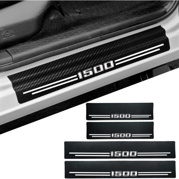 Car Accessories Carbon Fiber Door Sill Scuff Prote...