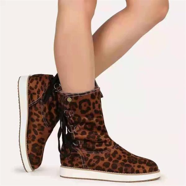 【並行輸入品】YDYCG Women Snow Boots Autumn Winter Lace-u...