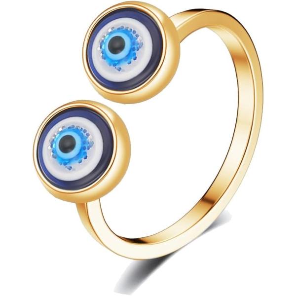 【並行輸入品】シルバーゴールド イーブルアイリング レディース メンズ ティーン ボーイズ ガールズ...