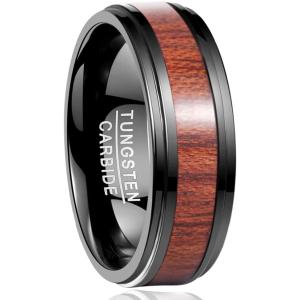 【並行輸入品】TUNGSTORY タングステンカーバイドリング メンズ レディース コアウッド イン...