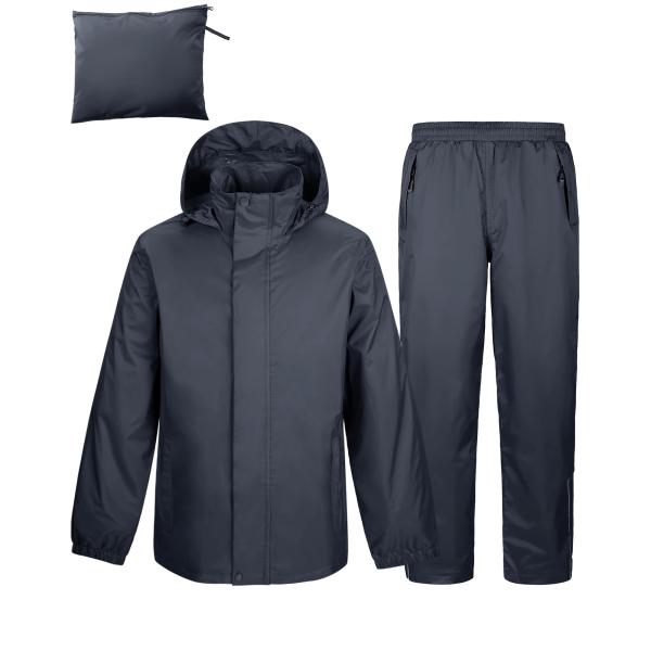 Outdoor Ventures Men&apos;s Rain Suit Waterproof Breath...