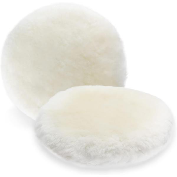 【並行輸入品】Bonsicoky 6 Inch Wool Buffing Pads  Soft Ca...