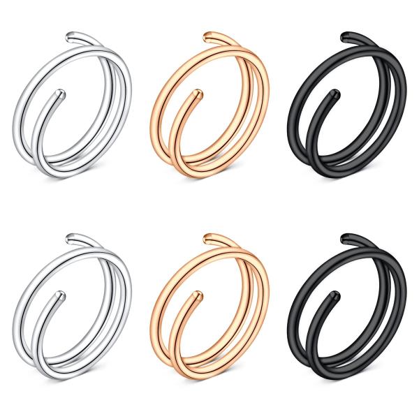 【並行輸入品】MODRSA ノーズリング フープ ノーズリング 女性用 ノーズフープ ダイヤモンド ...