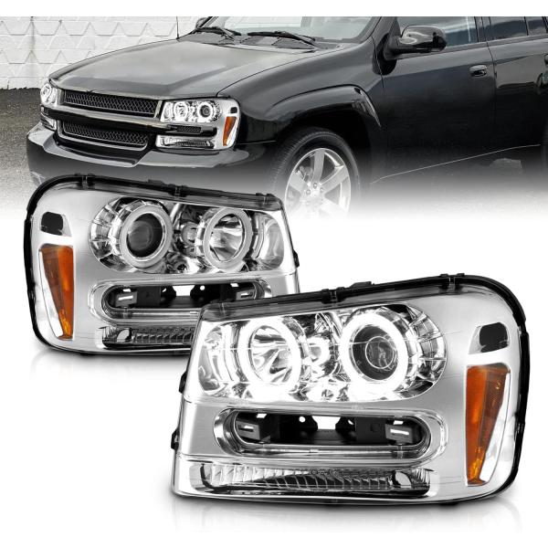 【並行輸入品】AmeriLite 2002-2009 Chevy Trailblazer EXT X...