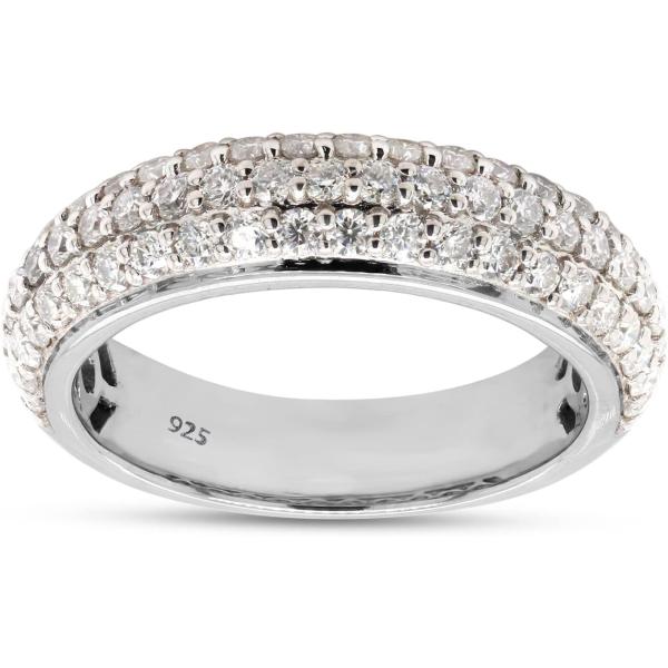 【並行輸入品】SAVEARTH DIAMONDS 1.00カラット ラウンドカット 人工モアッサナイ...