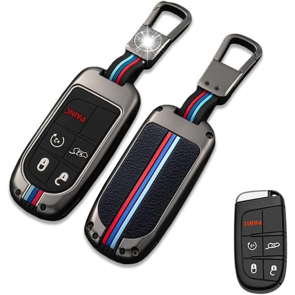 【並行輸入品】Zinc Alloy Metal Smart Key Fob Case Cover S...