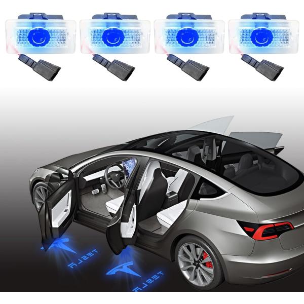 【並行輸入品】RCBDCYGJ 車用水たまりライト Tesla Model 3/Y/S/Xアクセサリ...