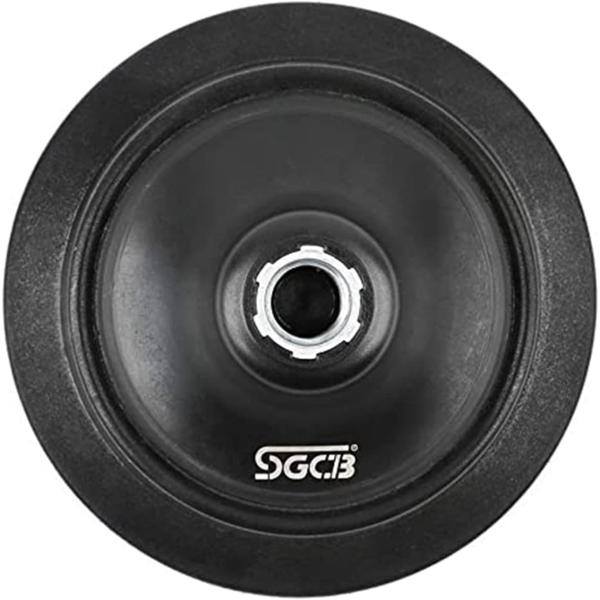 【並行輸入品】SGCB 6インチ ブラックバッキングプレート ロータリーポリッシャー フック&amp;ループ...