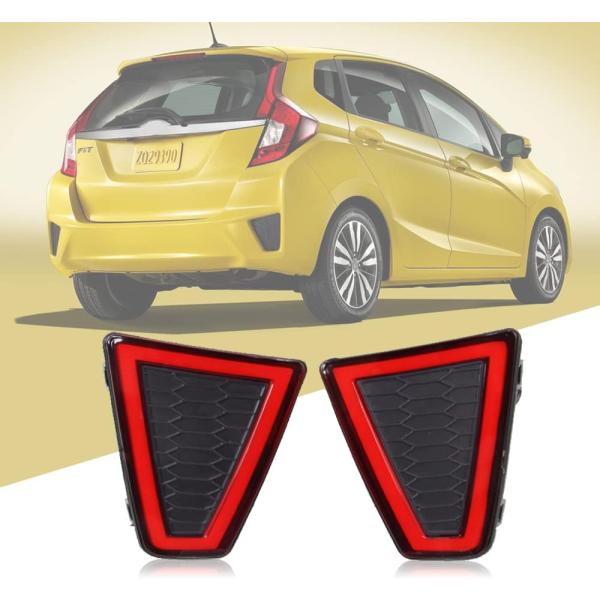 【並行輸入品】Dreamseek Reflector Rear LED Bumper Tail Li...