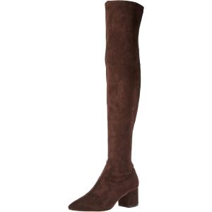 [The Drop] オーバーニーブーツ Sean Suede Over-the-knee Boot レディース コーヒービーン 26　並行輸入品