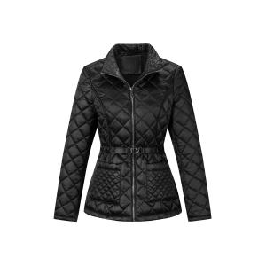 【並行輸入品】Bellivera Women Lightweight Coat Short Quilted Puffer Long Sleev