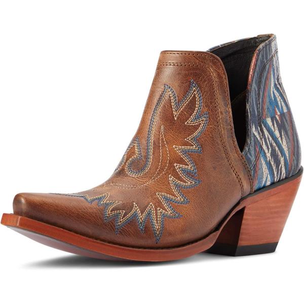 Ariat Womens Dixon Chimayo Western Boot Fiery Tan/...