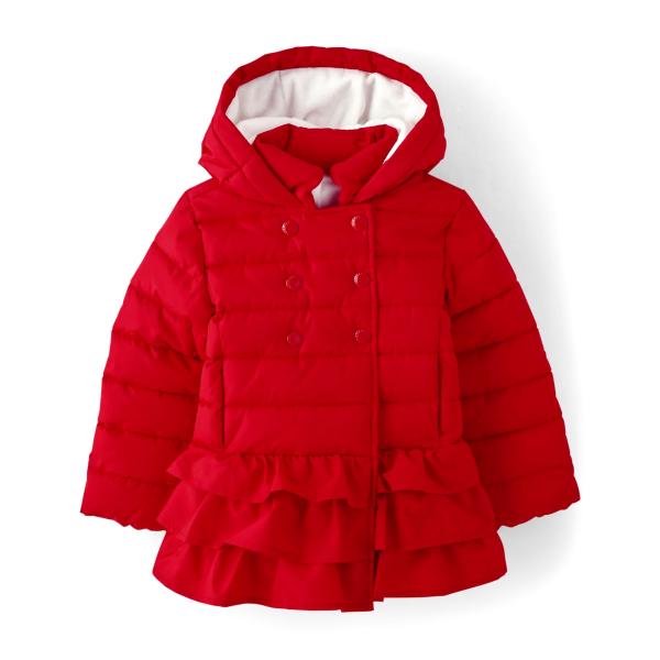 Gymboree,and Toddler Puffer Jacket,Red,12 並行輸入品