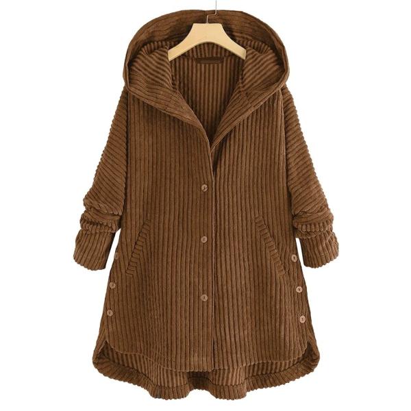 【並行輸入品】FindThy Women’s Casual Solid Corduroy Jacke...