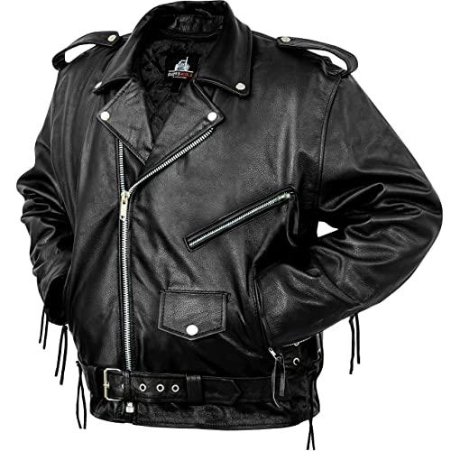Leather Jackets For Men  100% Genuine Cowhide Leat...
