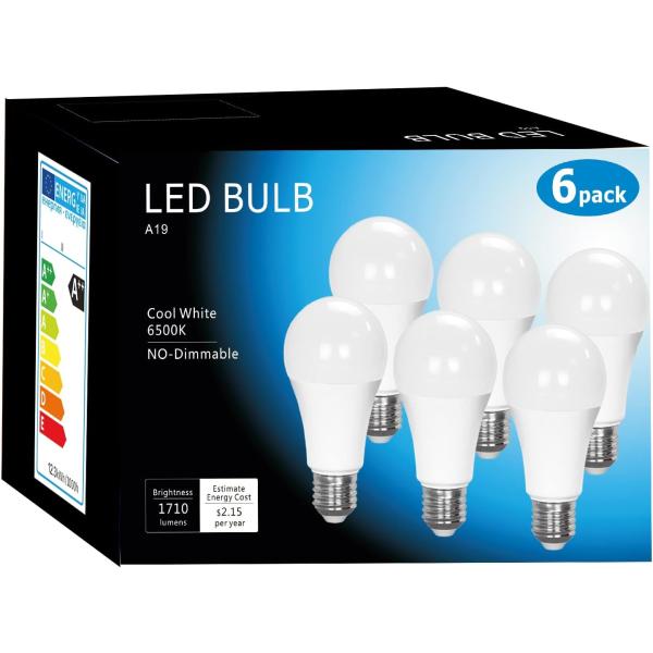 XINNUOFEI A19 LED Light Bulbs 1710 Lumens  100 Wat...