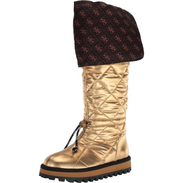 GUESS Women&apos;s LADIVA Over-The-Knee Boot  Gold 710 ...