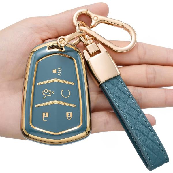 【並行輸入品】JUIMWDY キャデラックキーフォブカバー キャデラック・エスカレード CTS SR...