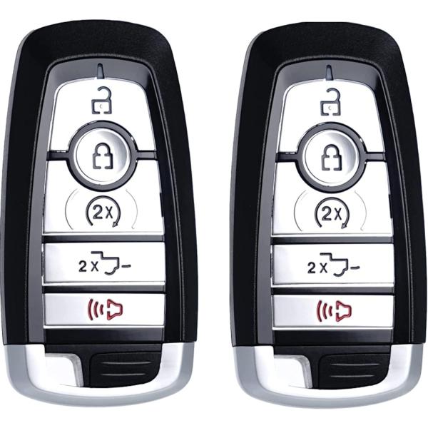 【並行輸入品】4KEY、スマートキー交換用2個 - 近接エントリーキーフォブ OEMカーキーフォブと...