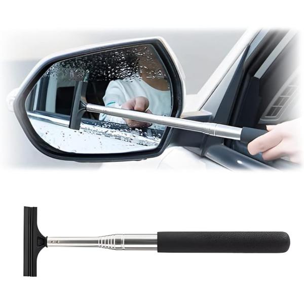 Car Rearview Mirror Wiper  Retractable Auto Glass ...