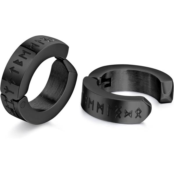 【並行輸入品】FLHEART ノルディックラウンドバイキングイヤリング メンズ 保護チャーム ジュエ...
