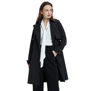 【並行輸入品】[Orolay] トレンチコート レディース ロングコート スプリングコート コート アウター 2WAY 長袖 ベスト付き 薄手