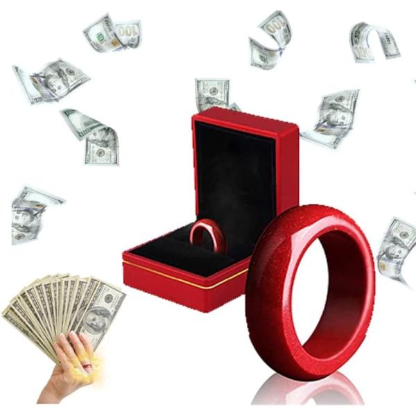 【並行輸入品】Dosurgorn FengShui Cinnabar Ring  Feng Shui...