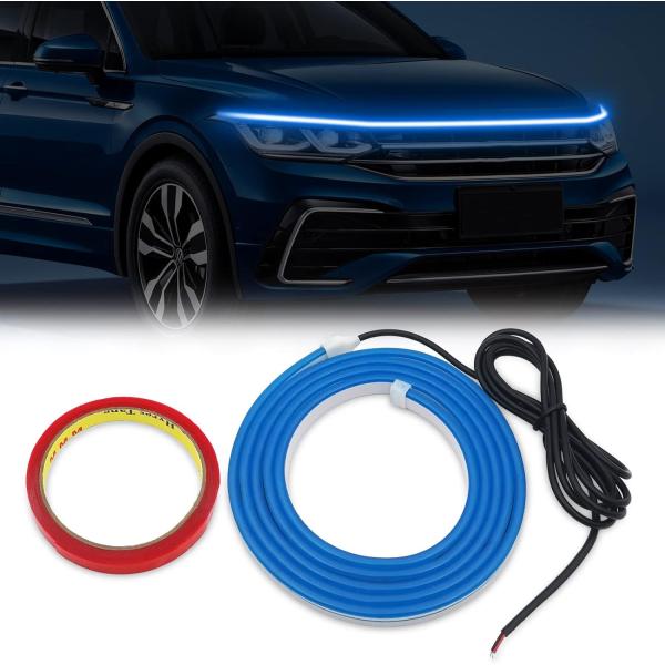 Car Hood LED Strip Lights  71inch Exterior Car Led...