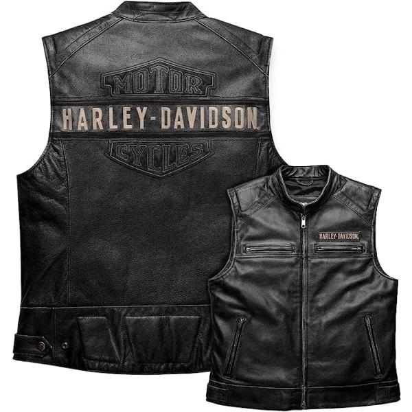 【並行輸入品】Trap Genius Motorcycle Black Real Cowhide L...