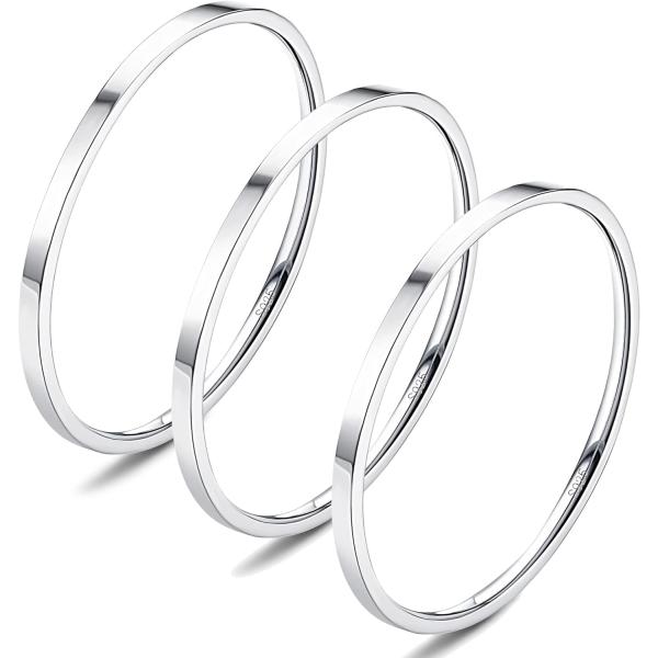 【並行輸入品】Diamday S925 Sterling Silver Rings for Wome...