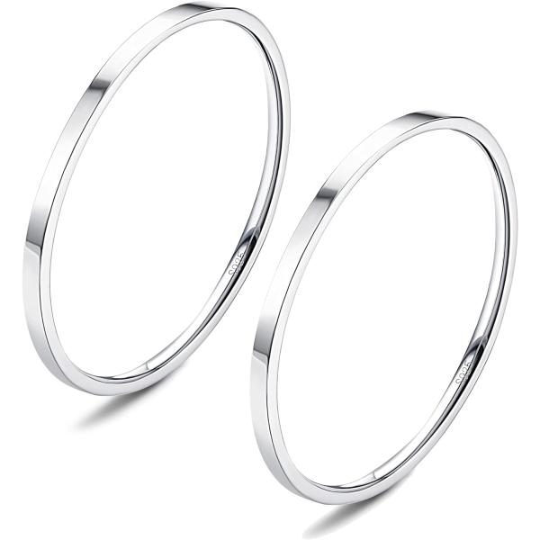 【並行輸入品】Diamday S925 Sterling Silver Rings for Wome...