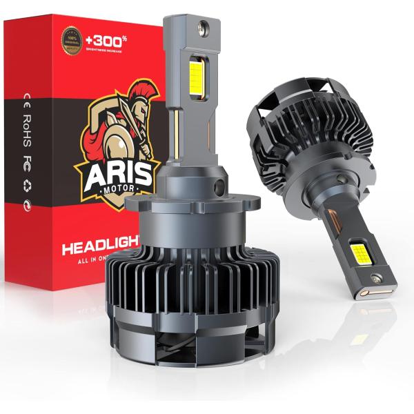 【並行輸入品】ARISMOTOR D4S D4R LEDヘッドライト電球 120W 20000LM ...