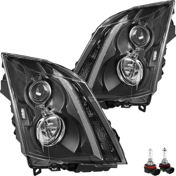 【並行輸入品】SOCKIR プロジェクターヘッドライトアセンブリ 電球付き 2008-2014 キャ...