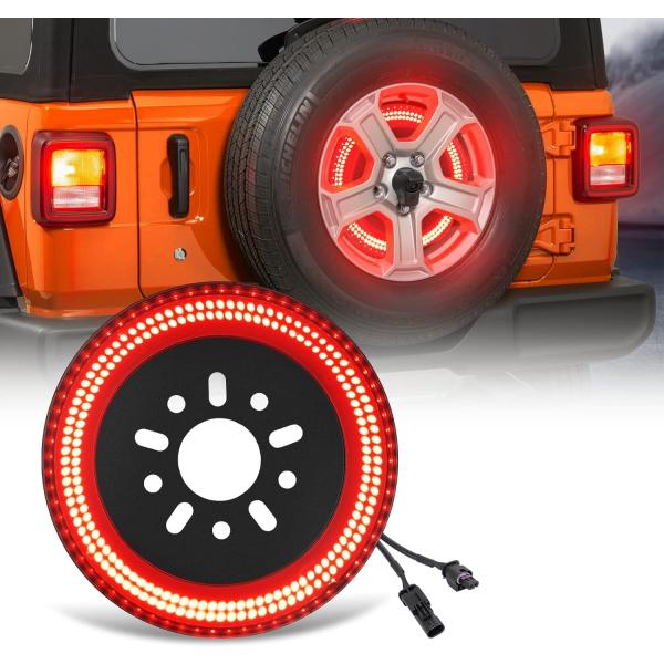 【並行輸入品】Panoyu Dual Side Led Spare Tire Brake Light...