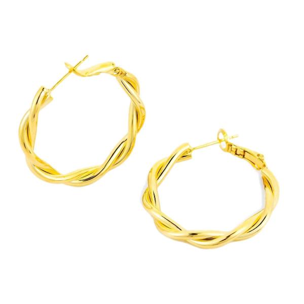 女性用ピアス。, ステンレス鋼, 宝石なし Ninedan Women&apos;s Hoop Earring...