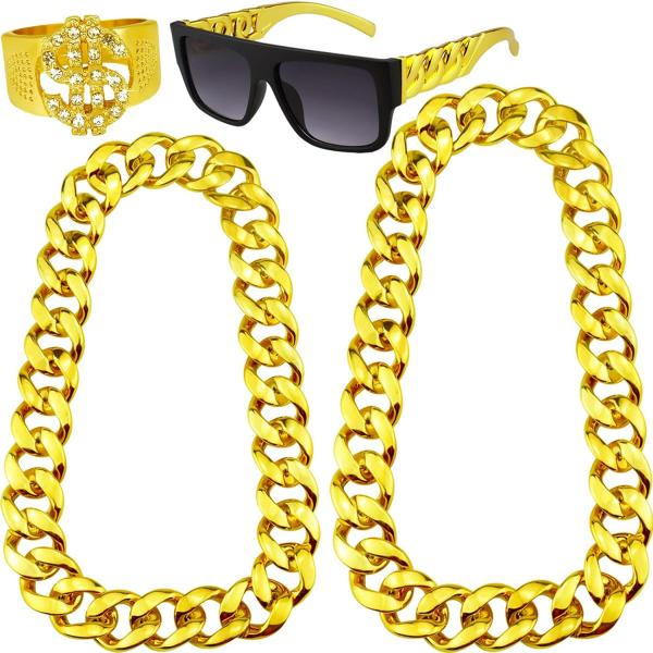 【並行輸入品】KIDOFLY 80s 90s Hip Hop Costume Kits Rapper...