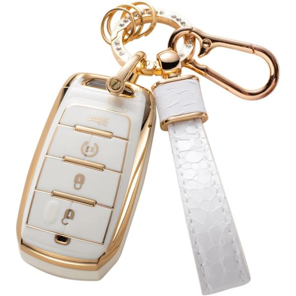 【並行輸入品】CACARLIKE for Dodge Key Fob Cover with Dodg...