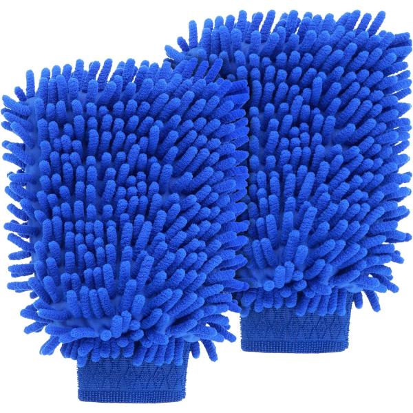 Sibba 2 PCS Wash Cloths Car Cleaning Supplies Micr...