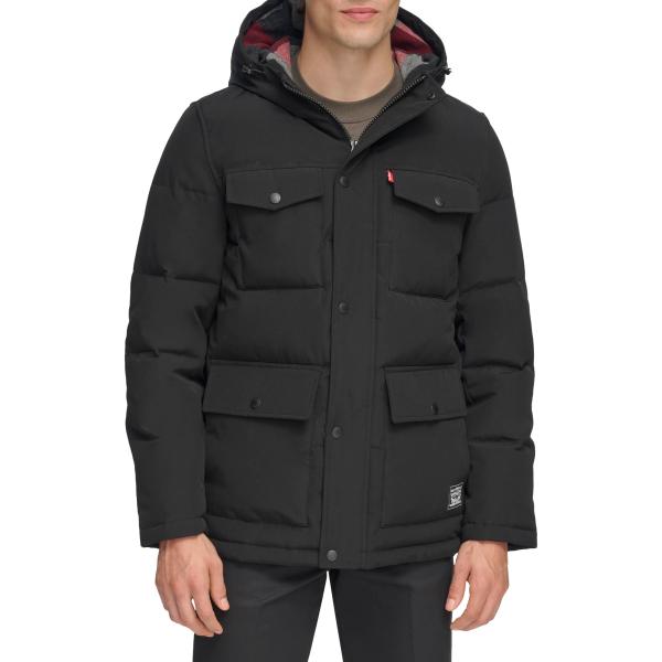 Levi&apos;s Men&apos;s Arctic Cloth Quilted Performance Park...