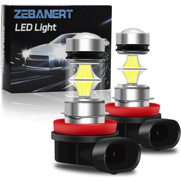 ZEBANERT H8 H16 H11 LEDフォグライト電球 ハイパワー 3030チップ 非常に明...