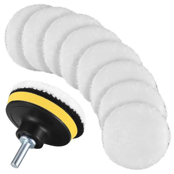 【並行輸入品】Wool Polishing Buffing Pads  12 Pcs 3 Inch ...